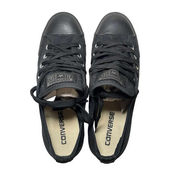 Converse Women's Black Canvas Sneakers - Picture 3 of 11